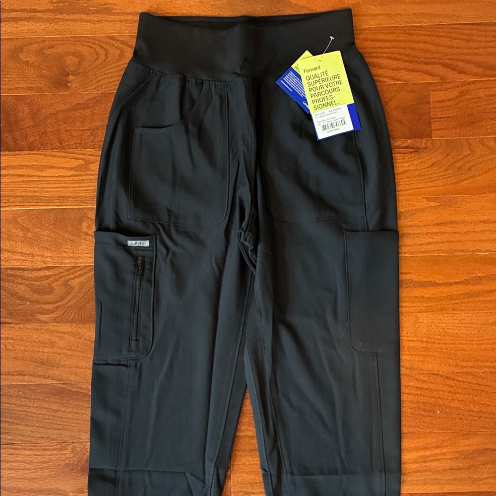 Landau cargo jogger Classic Black Scrub Pants - Picture 3 of 9
